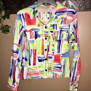 🛍Erin London Fade Away Button Up Blazer Jacket